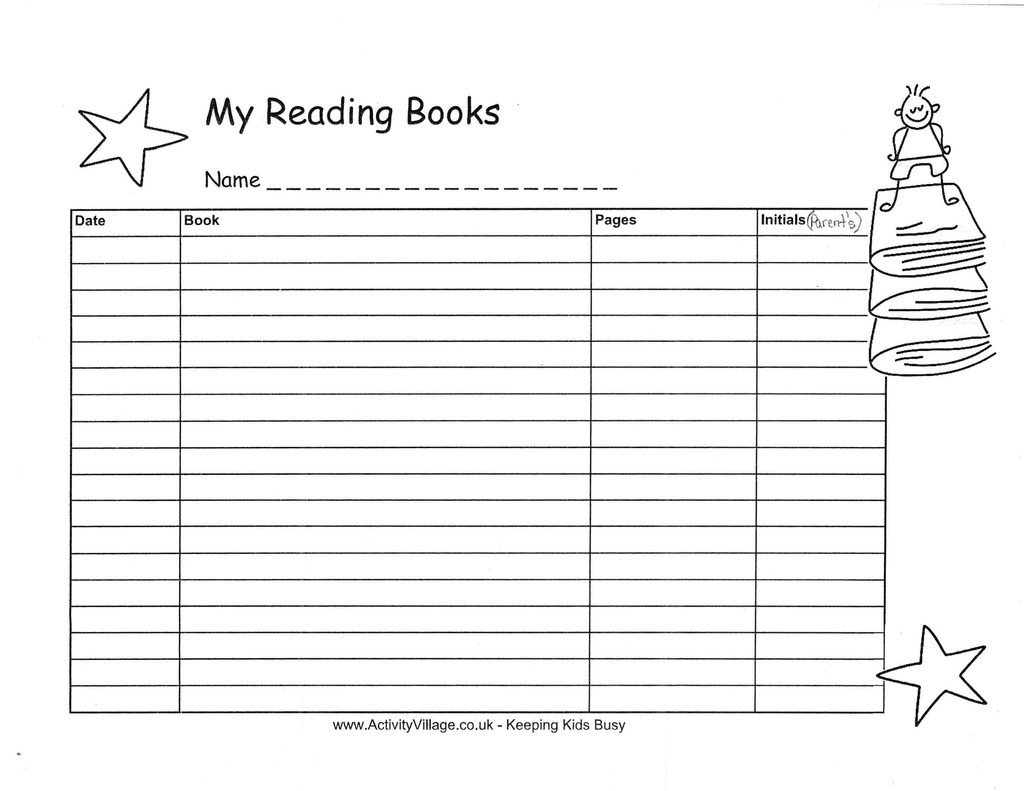 12 Best Images of Reading Worksheets Theme Birthday Reading