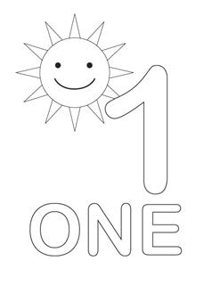  Printable Number Coloring Pages