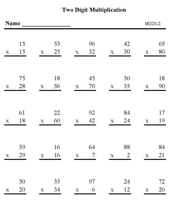Math Addition Practice Sheets