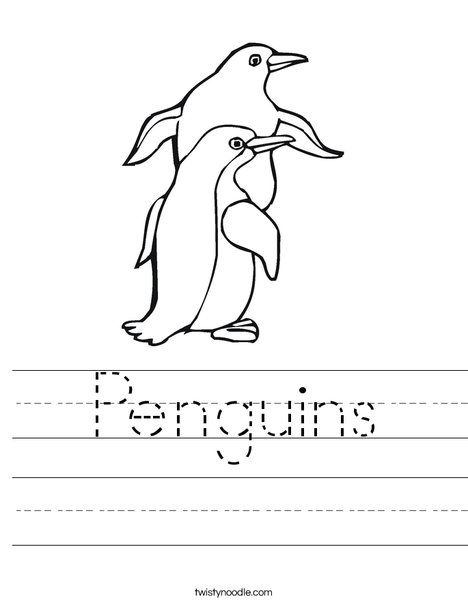 6 Best Images of Penguin Worksheets For Kindergarten - Kindergarten