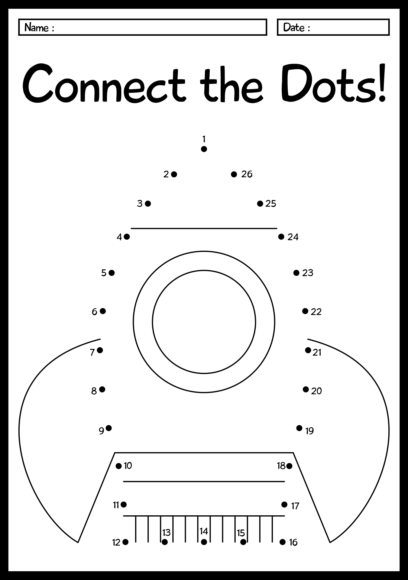 Connect The Dots Printables