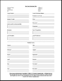 Free Marketing Plan Outline Template