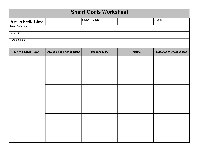 Smart Goal Worksheet Template