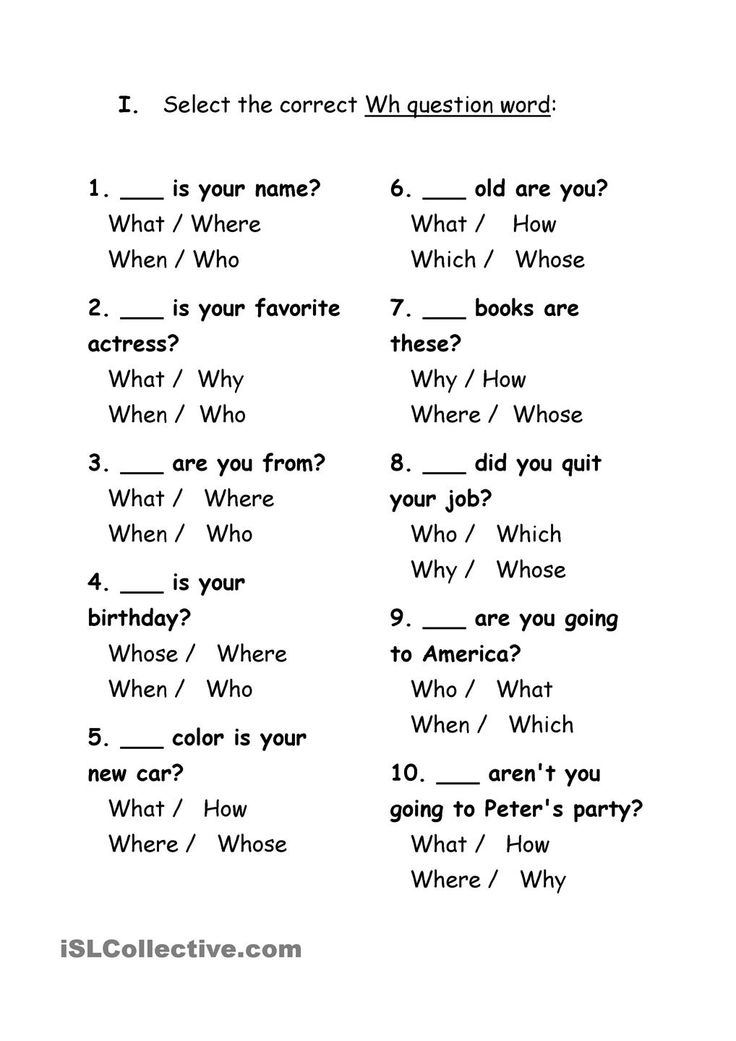 7 Best Images of Yes No Questions Worksheets - Wh-Questions Worksheets