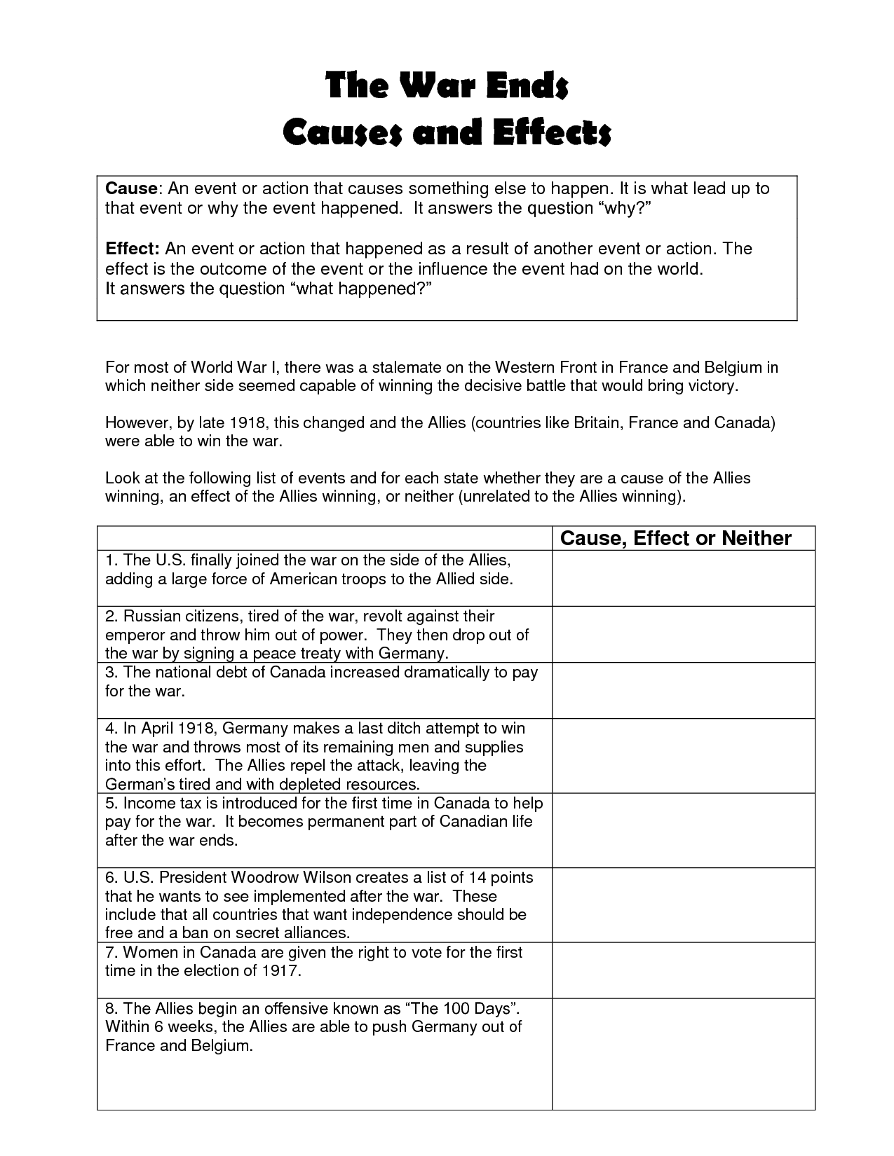 wwii causes worksheet - DriverLayer Search Engine