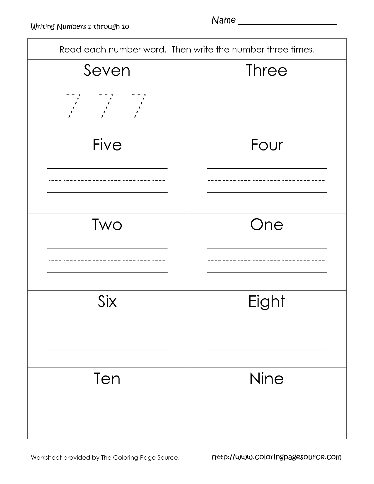 Number Worksheet Category Page 8 - worksheeto.com