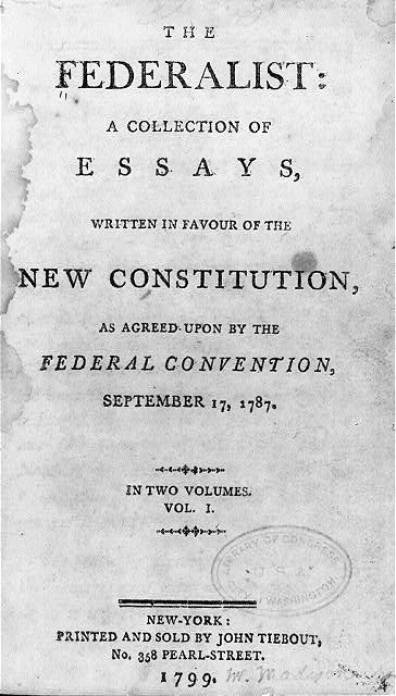 Federalist Papers Constitution