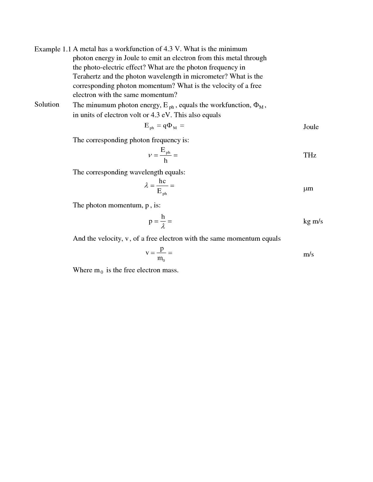 Planck S Constant Worksheet Answers