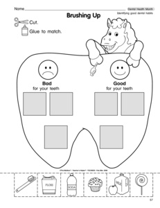 Preschool Dental Health Worksheets