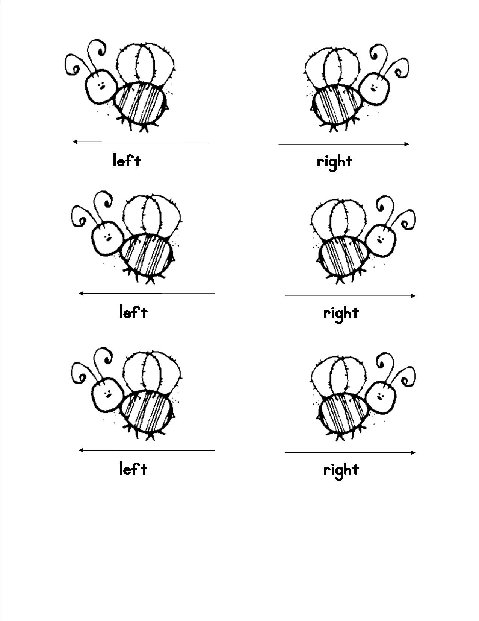Printable Left and Right Worksheets