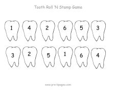 Printable Preschool Teeth Activities