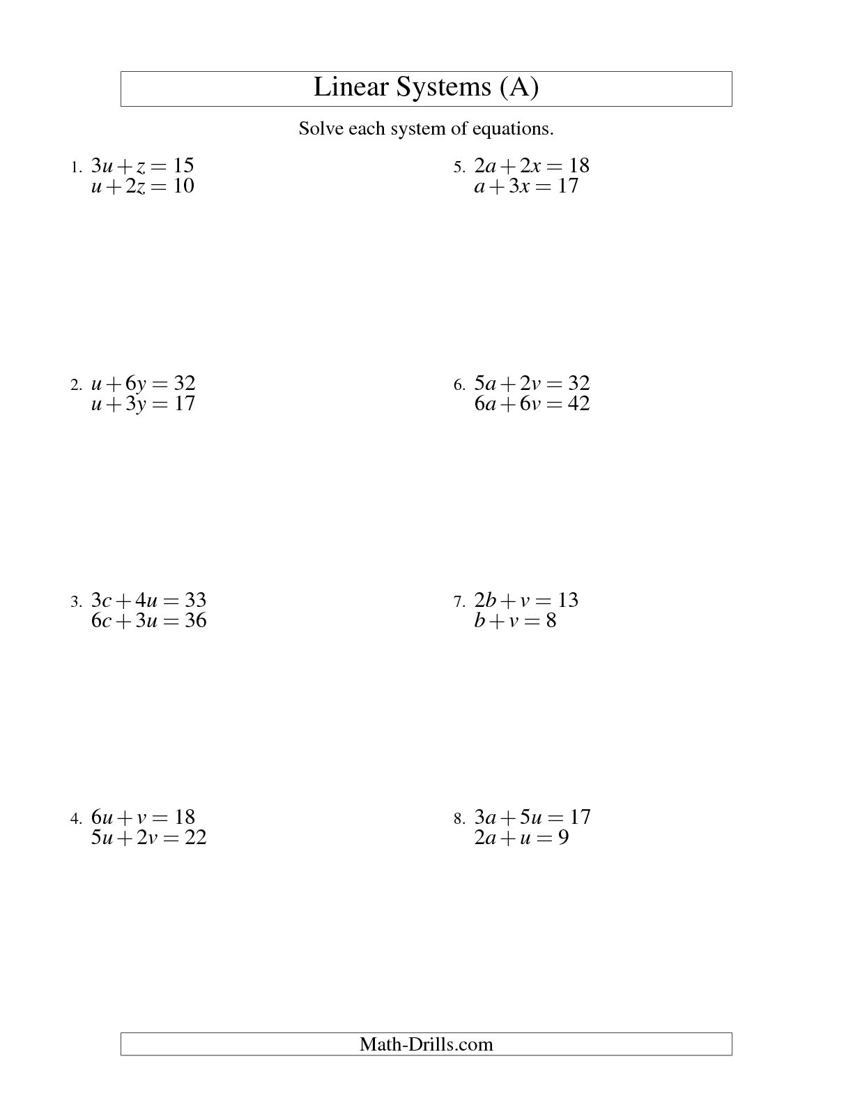 Solve Literal Equations Worksheet