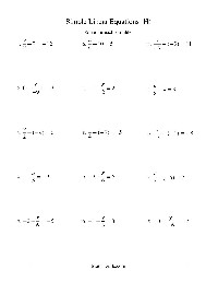 Multi-Step Equations Worksheet PDF