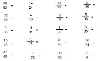 Reducing Fractions Worksheet Lowest Terms