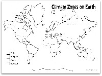 World Map Climate Zones Worksheet