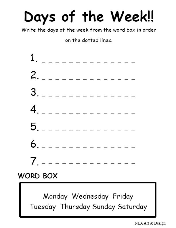 days-of-the-week-tracing-worksheet