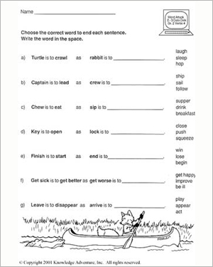  Printable Grammar Worksheets 2nd Grade