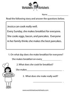 14 Best Images of Comprehension Questions Worksheets - Free Printable