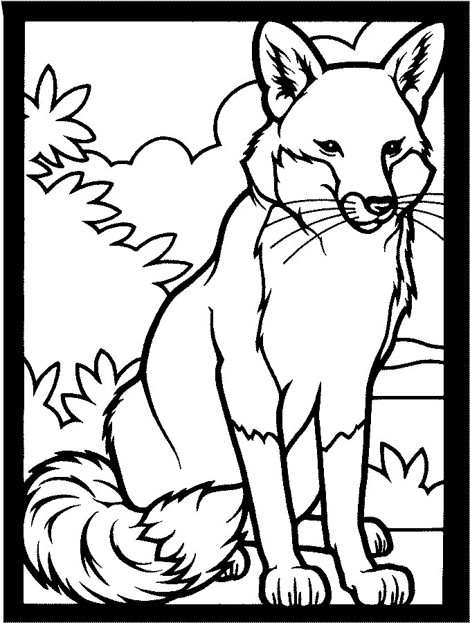 Printable Fox Coloring Pages for Kids