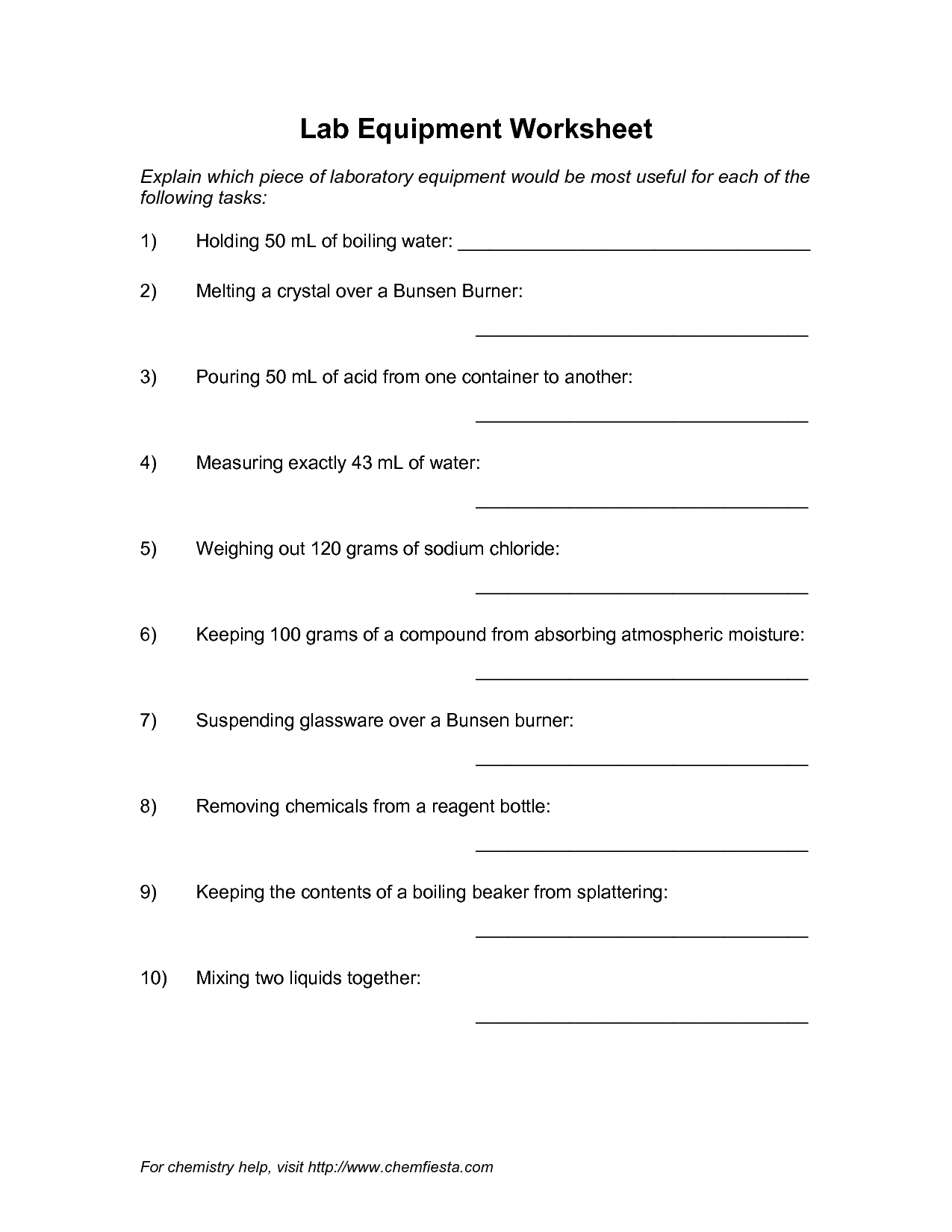 18 Best Images of Printable Lab Worksheet - Science Lab Safety Symbols