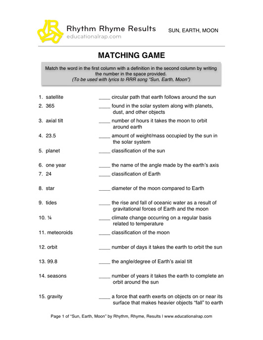 16 Best Images of Fun Science Worksheets High School - High School