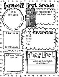 First Grade End of Year Printables
