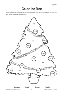 Math Problem Christmas Trees