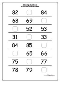 Number Sequencing Worksheets 2nd Grade