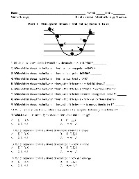 Potential and Kinetic Energy Worksheets