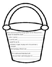 Summer Bucket List Writing Activity