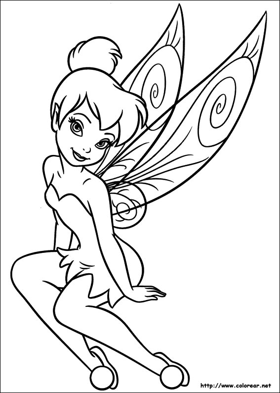 Tinkerbell Secret of the Wings Coloring Pages Printable
