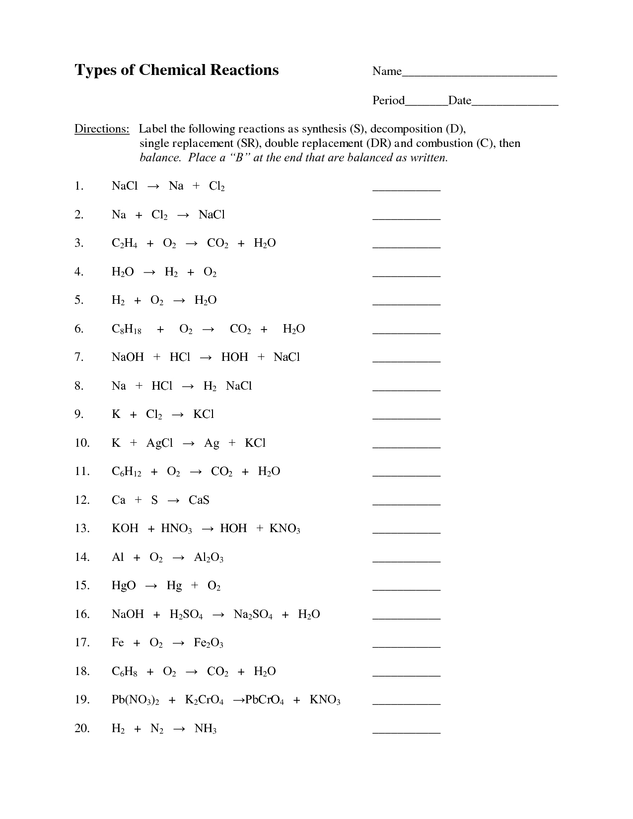 chemical-reactions-types-worksheet