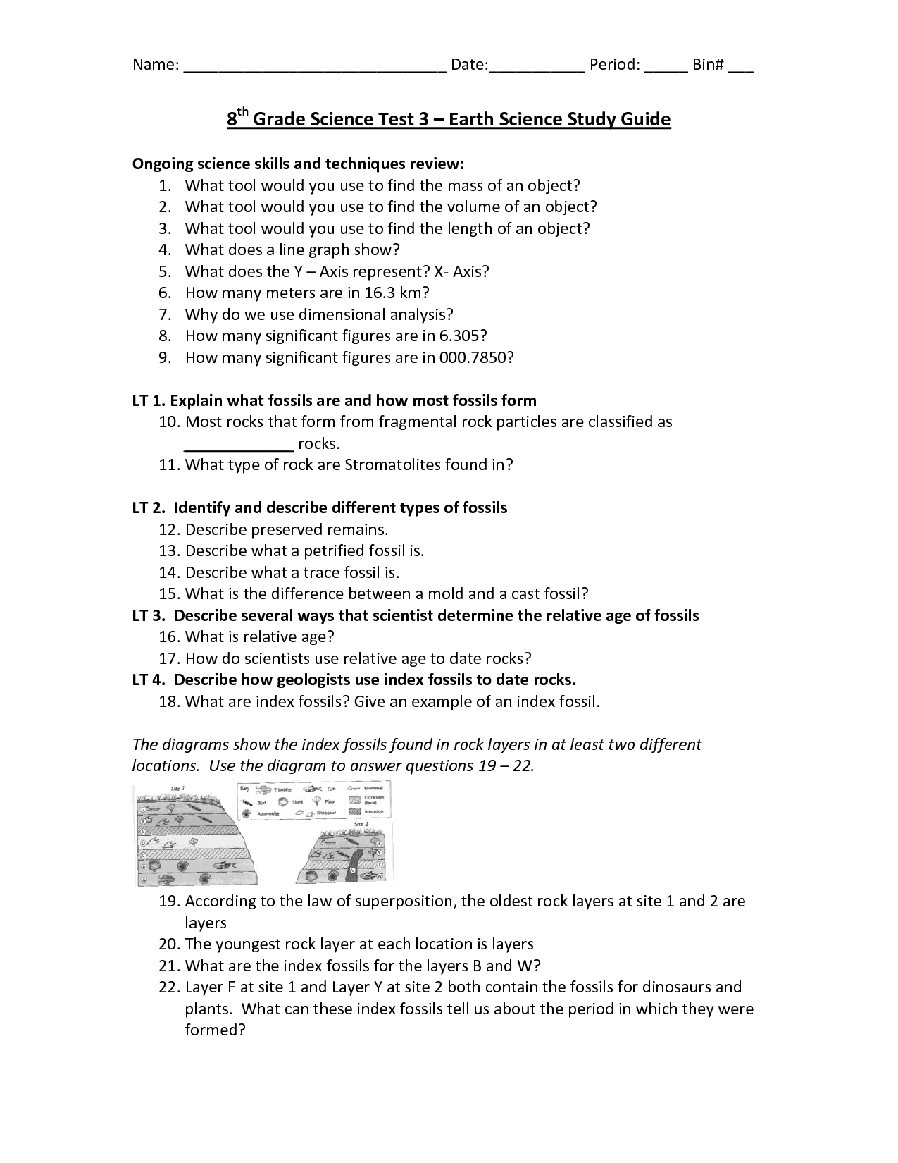 13 Best Images of Earth Science Worksheets 8th Grade - 2nd Grade Cloud