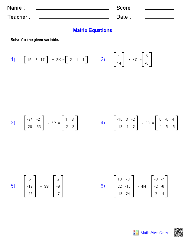 14-best-images-of-matrix-equations-worksheet-algebra-2-matrices-worksheets-solving-systems-of