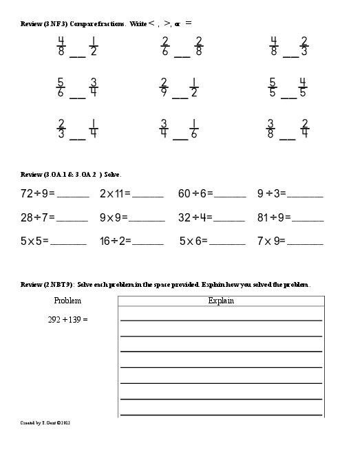 19 Best Images of Common Core Worksheets Grade 4  Common Core 2nd Grade Math Worksheets, 4th 