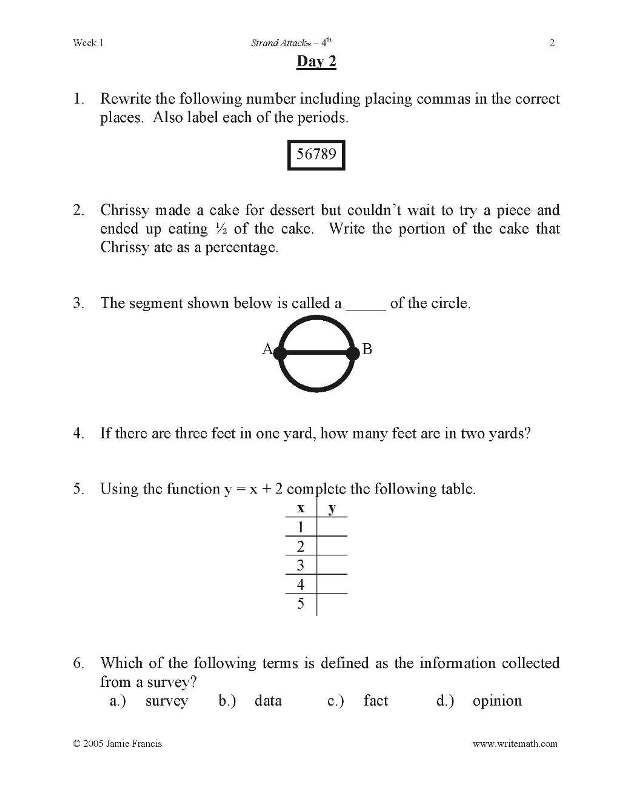 19 Best Images of Common Core Worksheets Grade 4  Common Core 2nd Grade Math Worksheets, 4th 