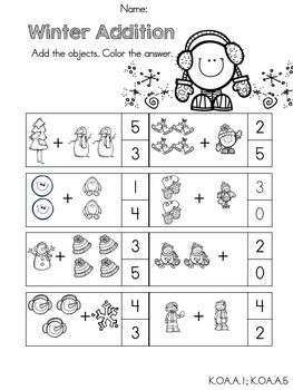 Common Core Kindergarten Math Worksheets