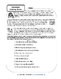 5th Grade Linking Verb Worksheets