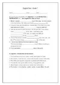 7 Grade English Worksheets Printable