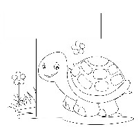 Animal Alphabet Letter T Coloring Page