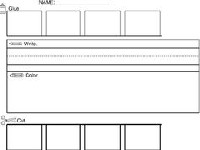 Blank Sight Word Worksheet Template