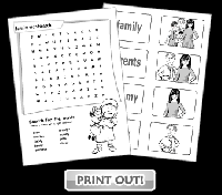 Family Printable Worksheets