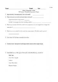 Planet Earth Worksheets