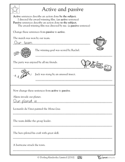5th Grade English Worksheets