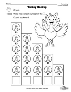Counting Backwards Worksheets From 5