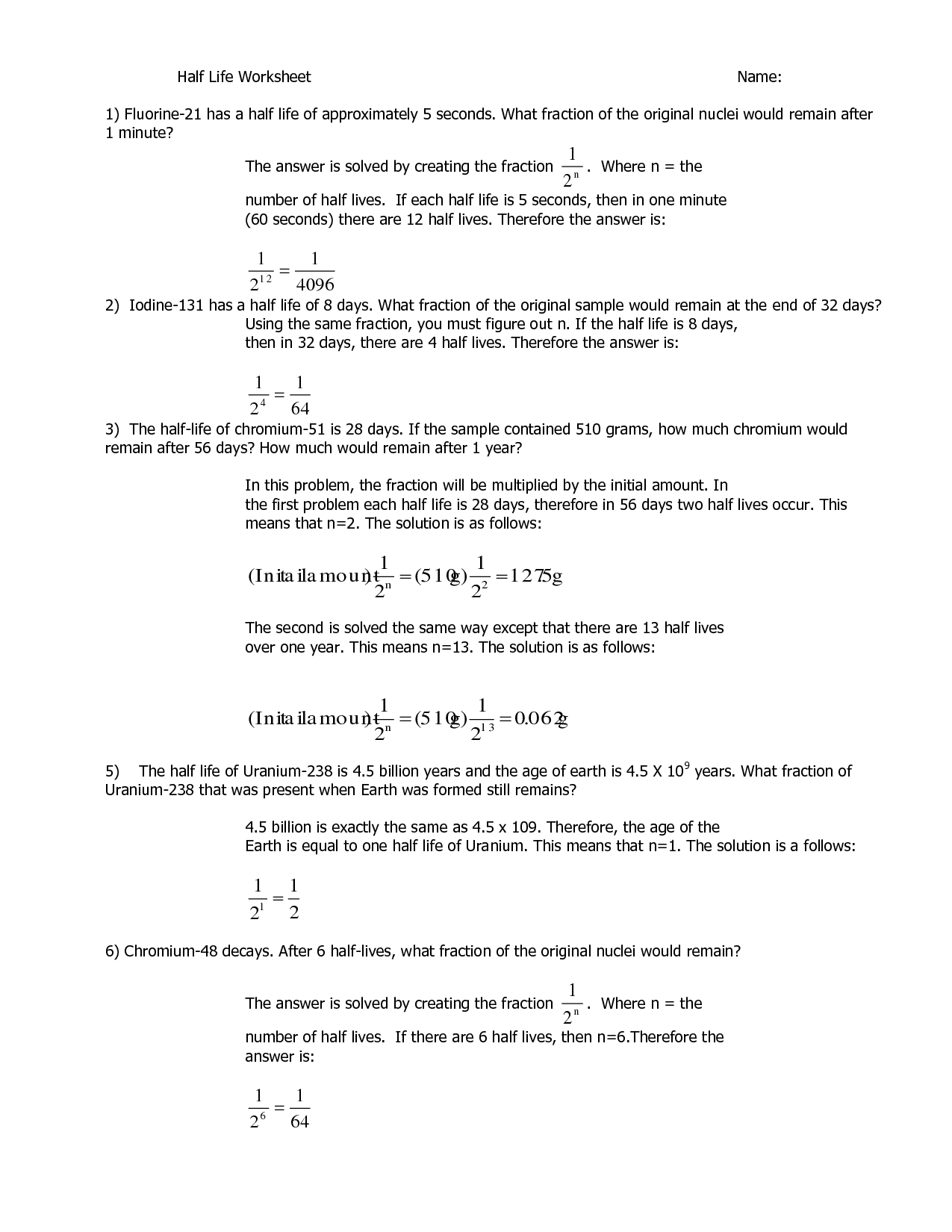 8 Best Images of Ph Problems Worksheet  Concentration Practice Worksheet, Life of Chemistry 