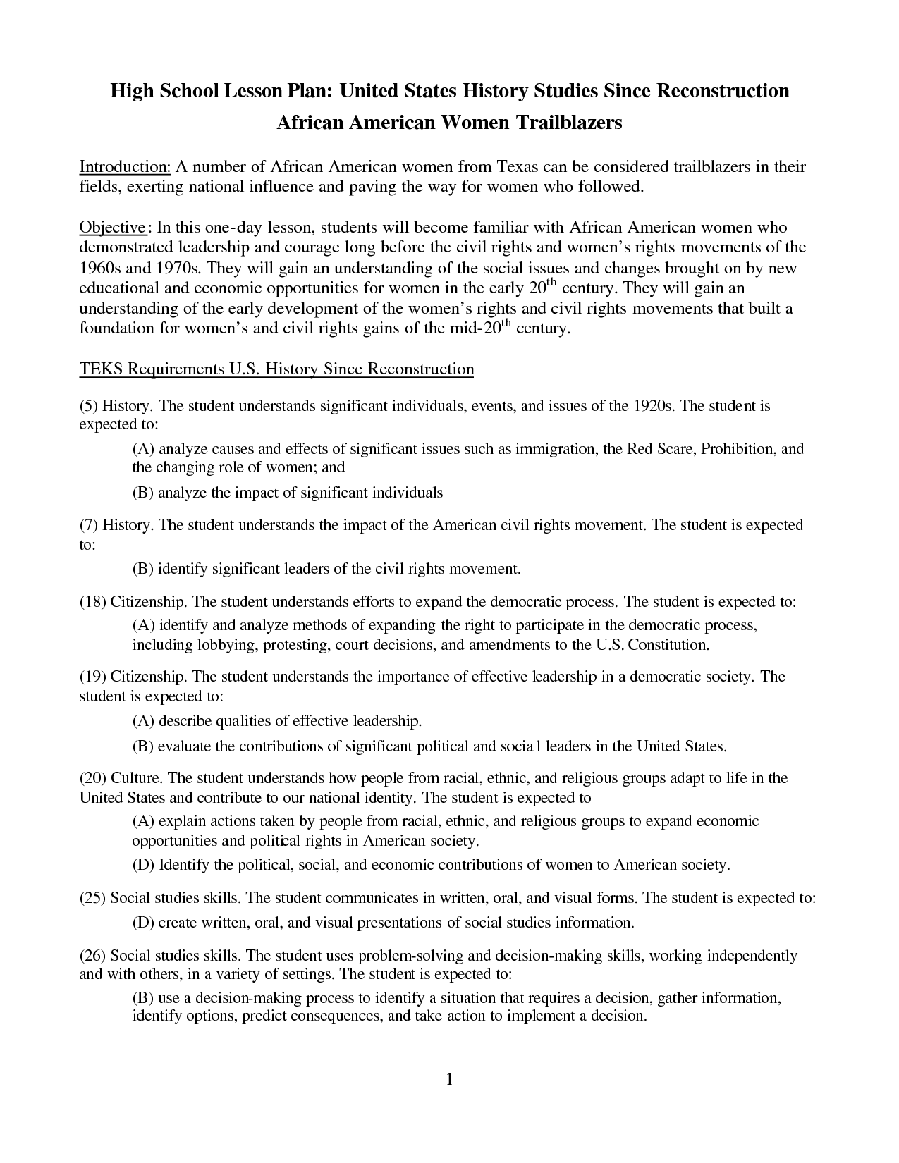 8 Best Images Of United States History Reconstruction Worksheet 