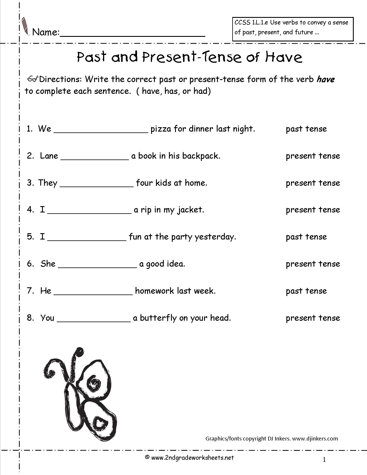 18 Best Images Of Regular Past Tense Verbs Worksheets 2nd Grade Past Tense Verbs Worksheets