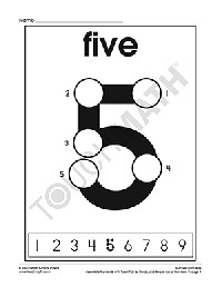 Free Printable TouchMath Number Worksheets
