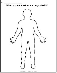 Printable Body Outline Worksheet